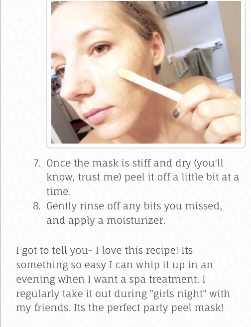 HOME MADE PEELING MASK [RECIPE]
