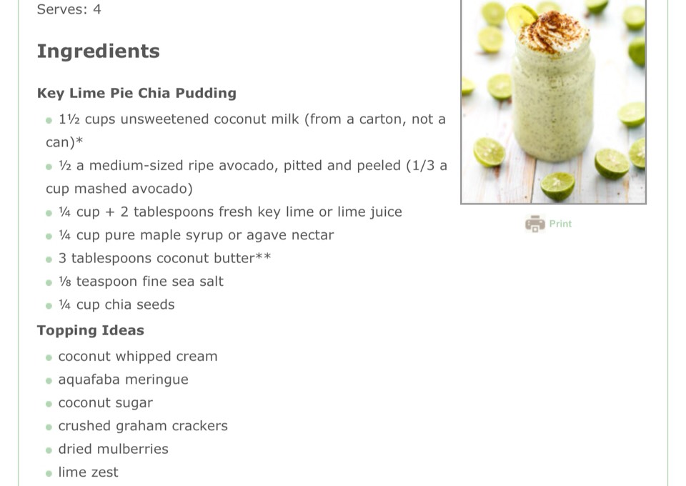KEY LIME PIE CHIA PUDDING #SummerVibes