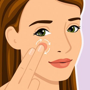 Step 3: Blush
Dot cream blush, onto the apples of your cheeks; blend in a circular motion. Then tap the shade onto your lips. Applying the same color to your skin and mouth instantly awakens your face. 