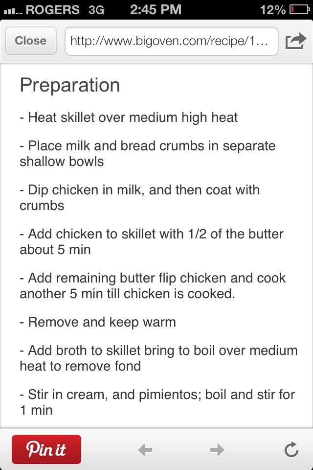 Chicken In Basil Cream Sauce