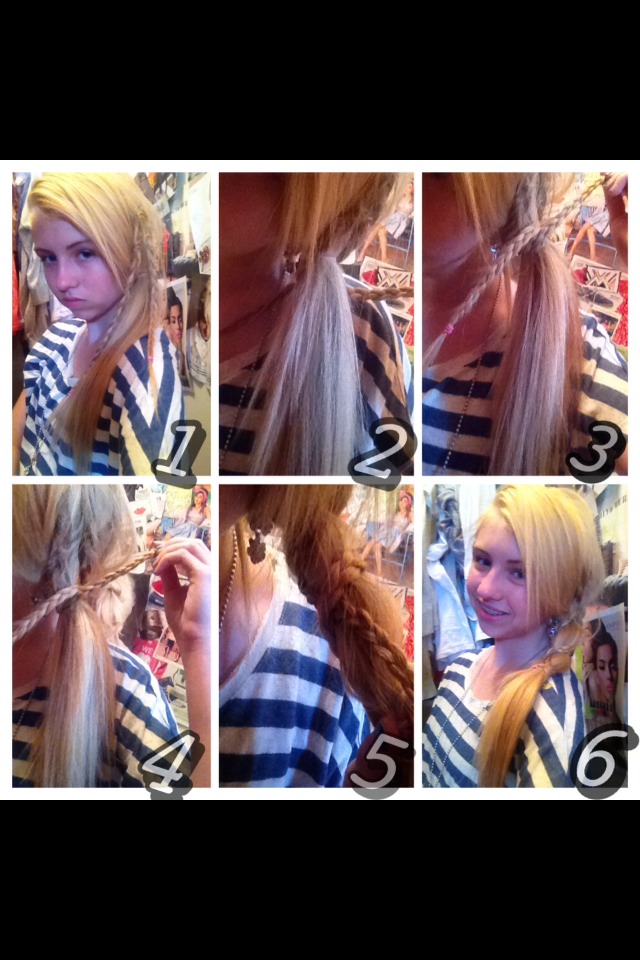 The wrap-around braid! Great for school!