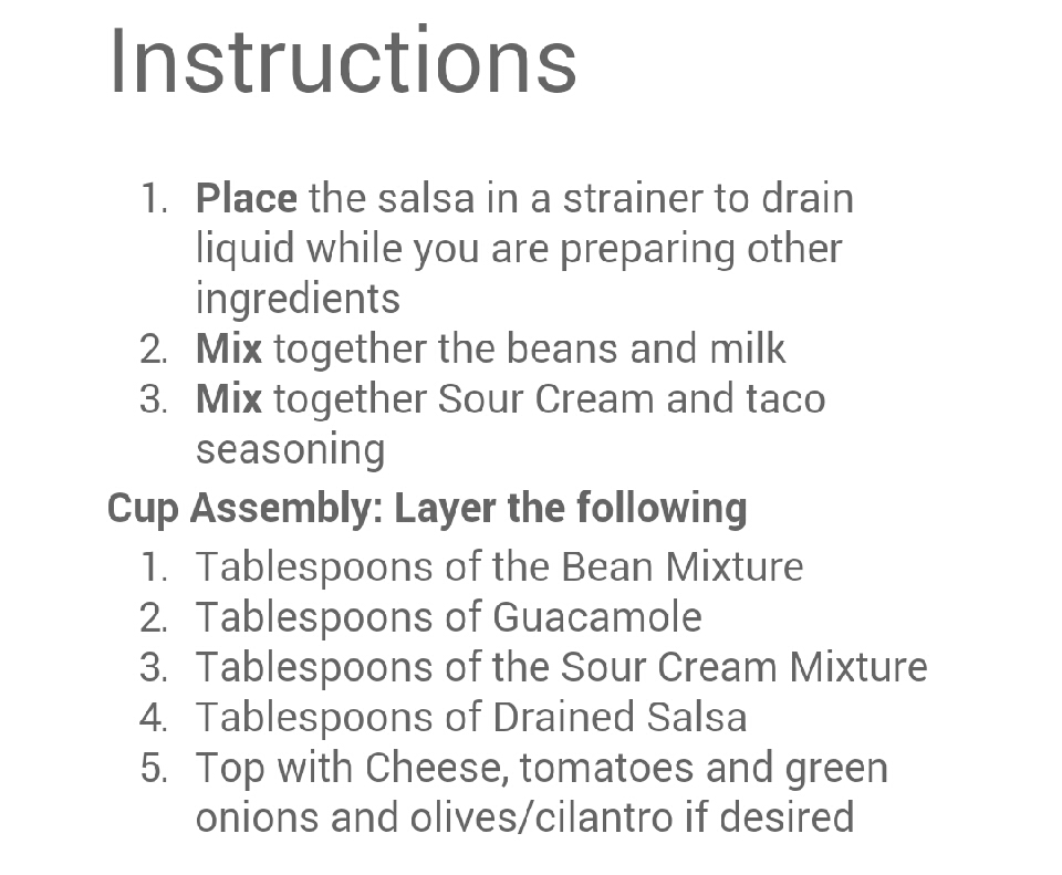 7 Layer Dip In A Cup Appetizer!
