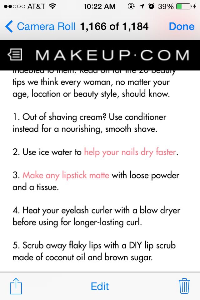 ✨✨🎀20 Beauty Tips Every Woman Should Know✨✨🎀😊