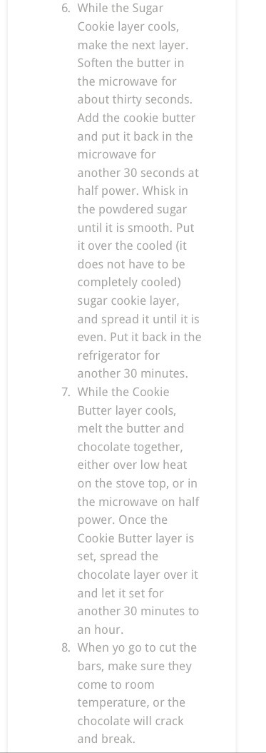 " Delicious Sugar Cookie Butter Bars"😋