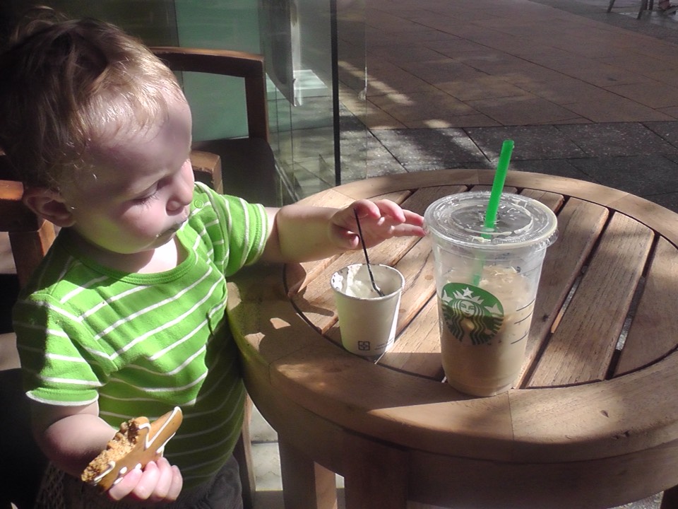 6) French Press for a Few:  Order a pot of french-pressed coffee and serve a few friends for less!

7) Got kids?  Order a “Babycino”! It's an extra-foamy milk—like a cappuccino, but without the espresso.  Ask for it bone-dry if you want the drink to be all foam.
