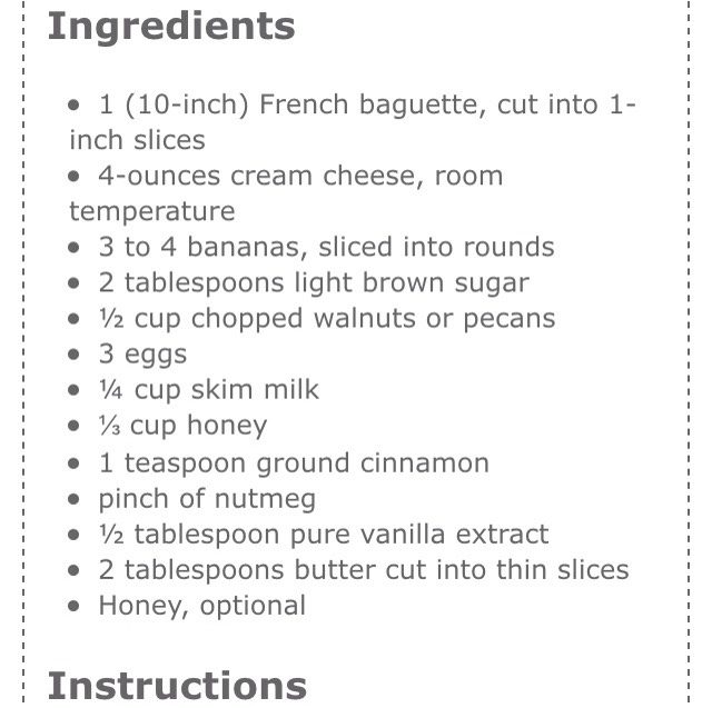 Crockpot Banana French Toast