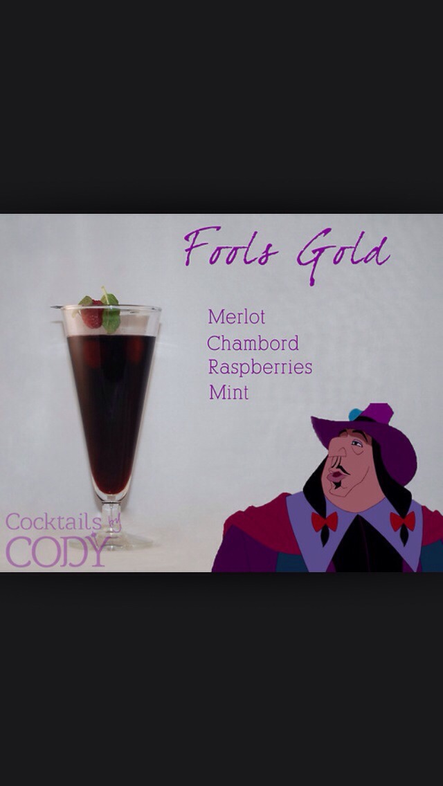 Disney Inspired Cocktail Drinks. Created By Cocktails By Cody. 