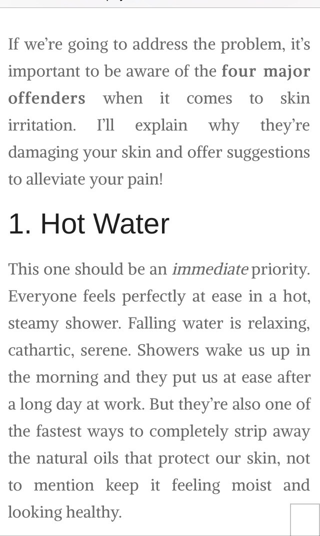 😧😦 Dealing With Dry Skin 😦😧