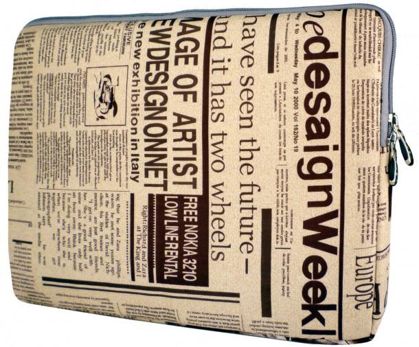 This one works by concealing your laptop as a 50 cent newspaper. You can choose from a total of 5 newspaper designs to carry your notebook around in.