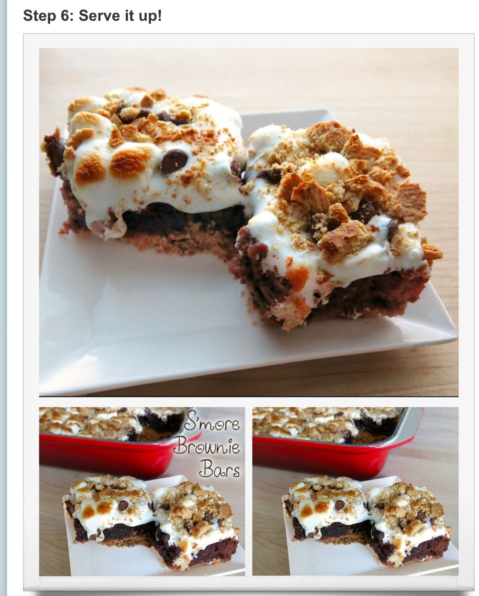S'more Brownie Bars✨