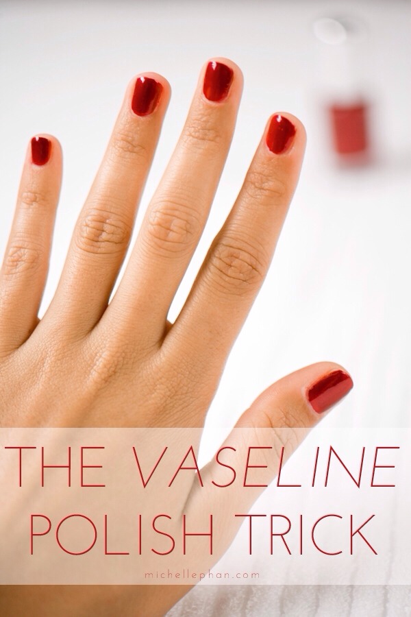 3.) Paint your nails as usual
4.) Wait for polish to dry