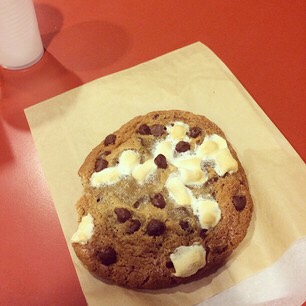 S'MORES COOKIE
I literally just tried this this past weekend @ a Starbucks in Barnes and noble and It was literally heaven. If you ever see this, GET IT. Best cookie I've ever had.💯😏👌
