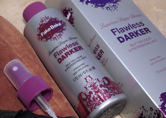 Fake Bake Flawless DARKER
This is my absolute favorite immediate self tanner. It comes with a pair of application gloves and a self tanning mitt. Application is easy and fades very naturally after seven days. No streaking or blotches! Available in Ulta stores and online. I think it was $38