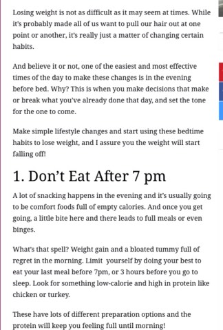 6 Bed Time Habits To Lose Weight