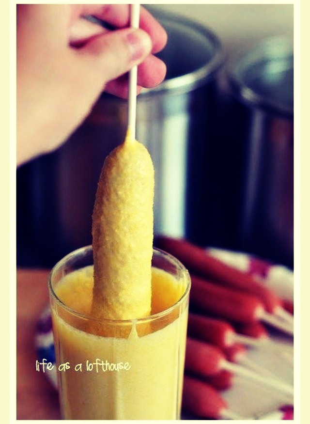 Homemade Corn dogs 