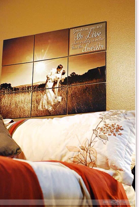 10. Enjoy! And there you have it! An amazing poster-size wall decor of a picture! Think of the possibilities! This could be a whole wall in your house or a little nook that you don't know what to do with!
