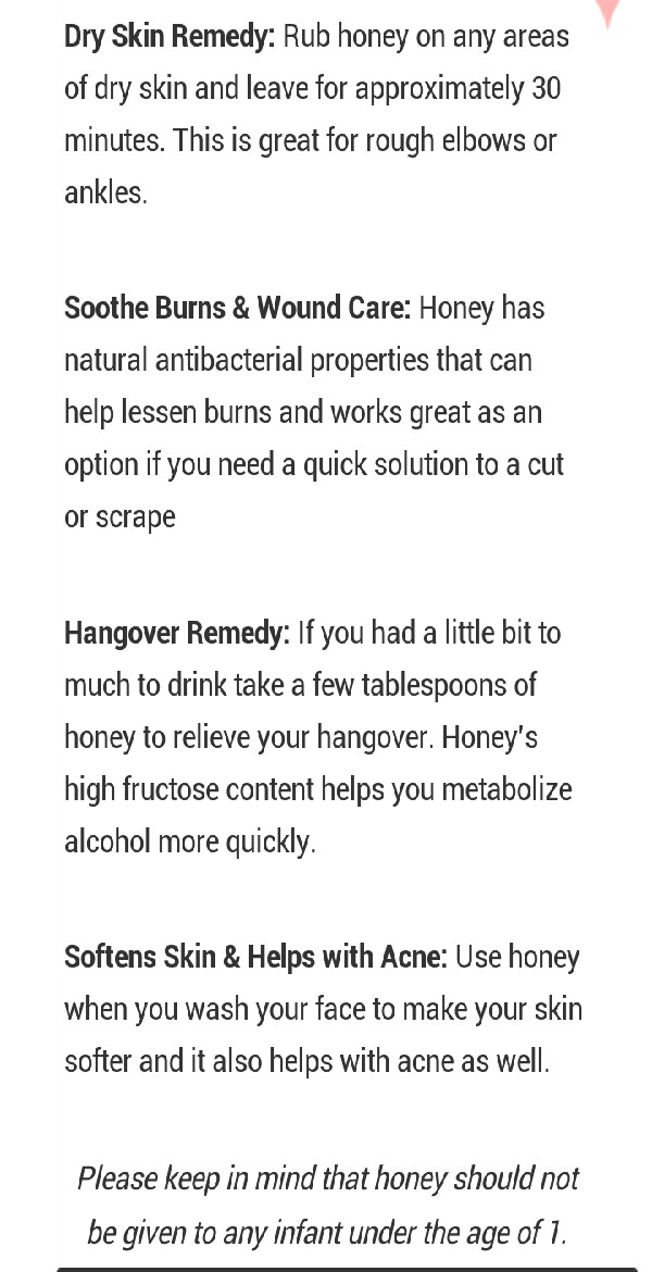 Unexpected uses for honey