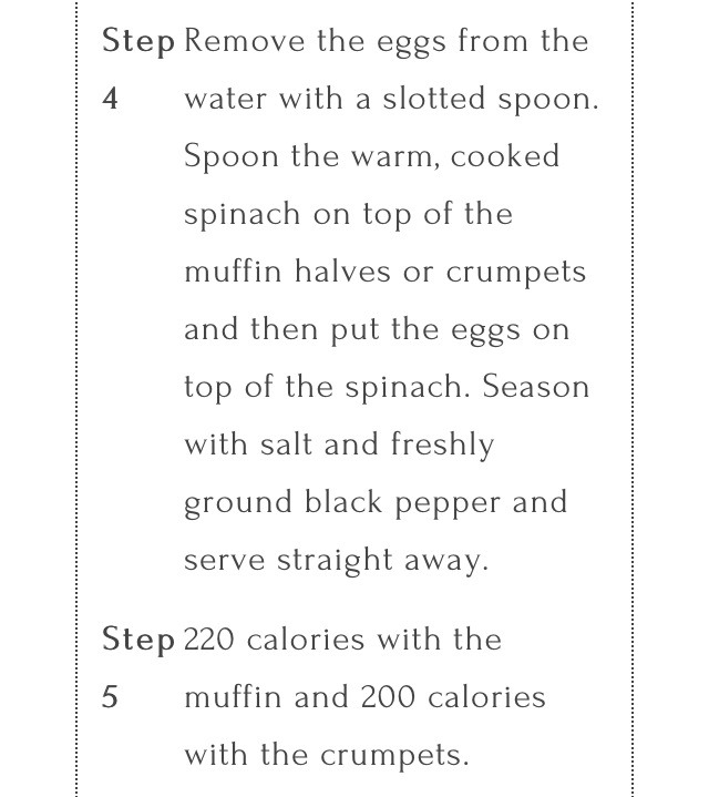 Low Calorie Spinach And Poached Egg Muffins 
