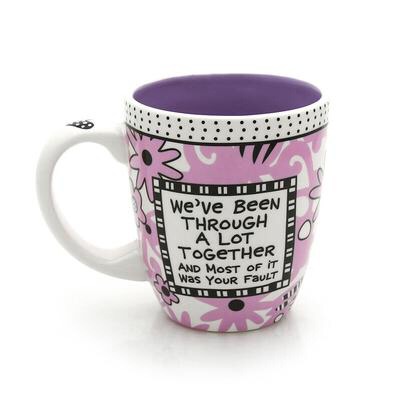 Mug 
*you can make or buy this
*you can put a picture of you guys on it along with a cute saying or quote if you want. 