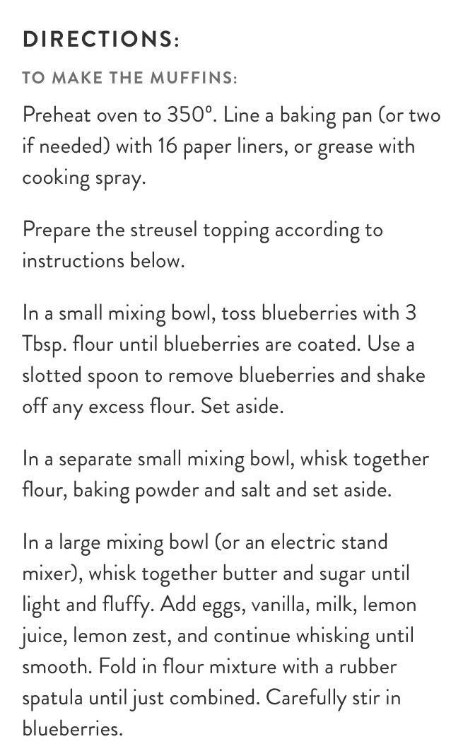 Blueberry Lemon Muffins! 