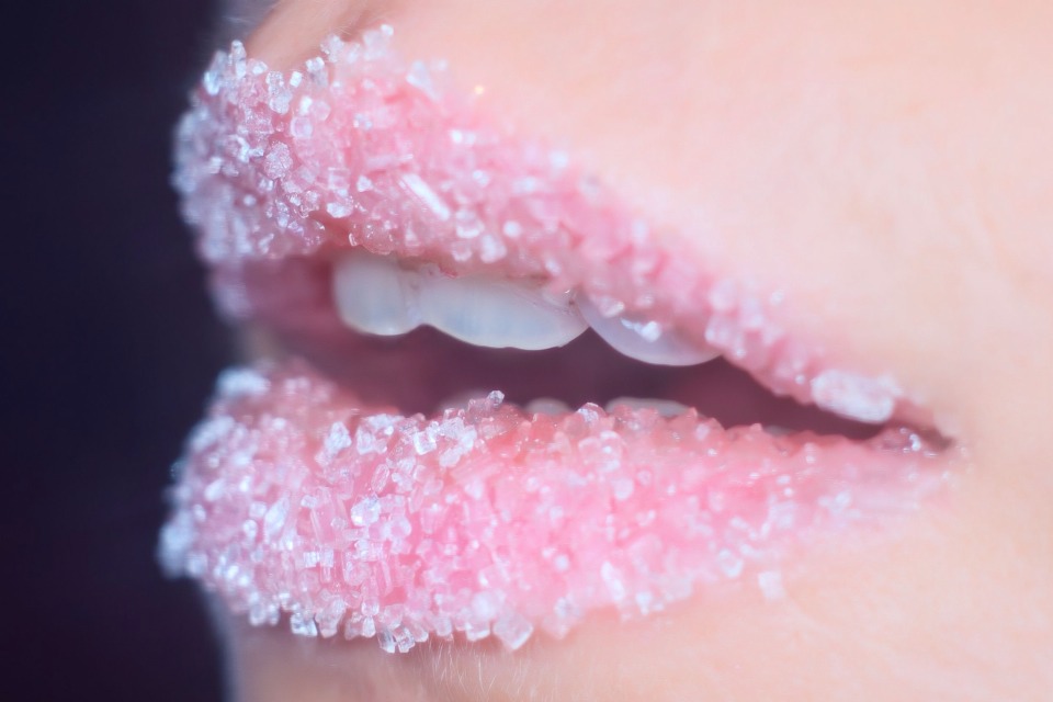 scrub lips ❤️! you need olive oil, sugar, and some water 💋💋
