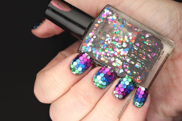 ombre glitter ideas
