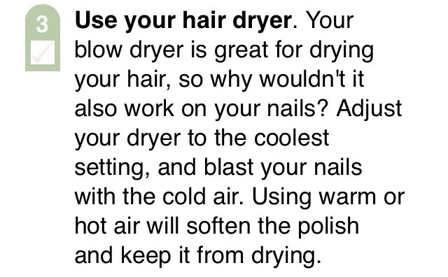 Dry Your Nails Fast!! 7 Ways :)