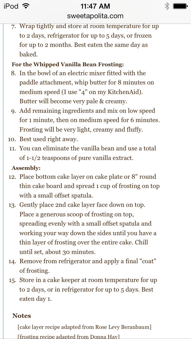 Vanilla Bean Cake