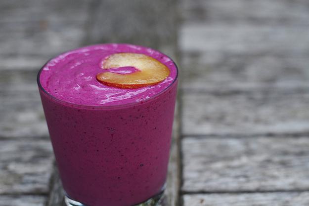 7. Gingered Plum Smoothie