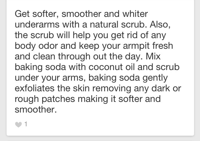 Underarm Whitening Scrub
