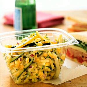 Garden Salad with Citrus Vinaigrette
. The vinaigrette would be good over salad greens.
Prep Tip: This salad holds well, so go ahead and dress with the vinaigrette and pack for your lunch.