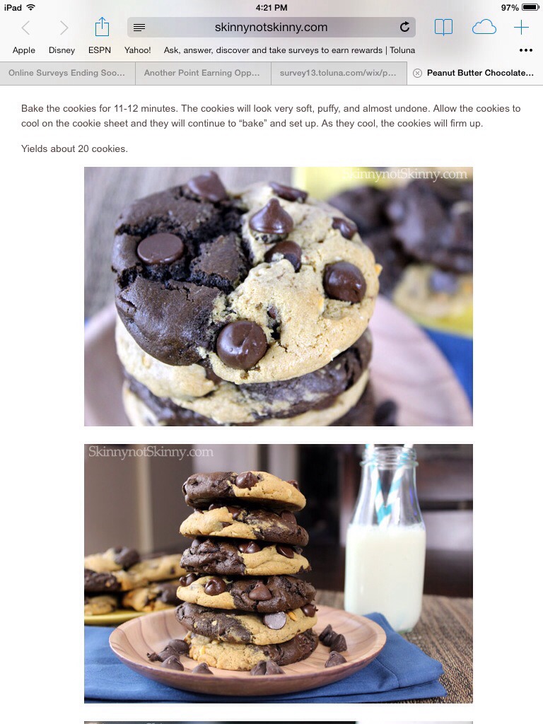 Peanut Butter Chocolate Chip Cookies