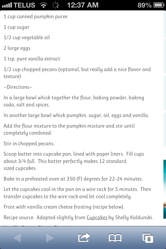 Pumpkin Muffins With Maple Cream Cheese Icing.. Sooo Good Best Cream Cheese Icing Ever!!