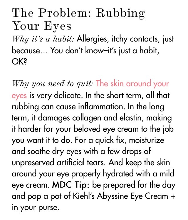 Top 5 Bad Beauty Habits To Break Now!