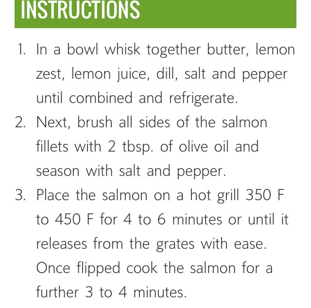 Healthy Grilled Salmon With Herb Butter