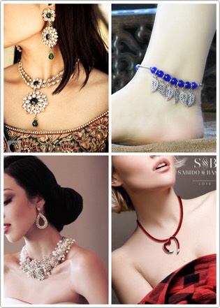 The jewelry you choose today it to your taste. It can also be used as expression. Just don't go overboard , keep it light and delecate  looking. 