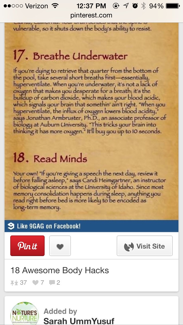 Body/Mind Hacks For Everyday Problems!