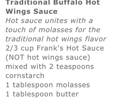 Delicious Sticky Buffalo Honey Hot Wings & Traditional Buffalo Hot Wings