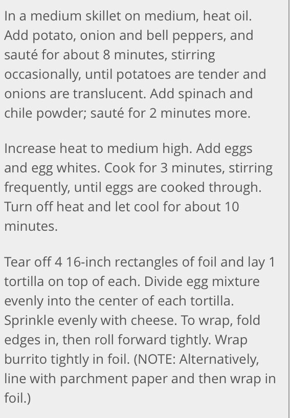 Sweet Potato Breakfast Burrito