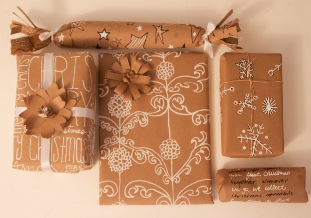 Personalize your wrap - lots of times I choose gift bags because they are easy and reusable, but making wrapping paper can be fun.  Also, personalizing tags like printing a picture of the recipient or put a silly picture or joke are fun too.  My dad was making memes on his gifts before it was cool.
