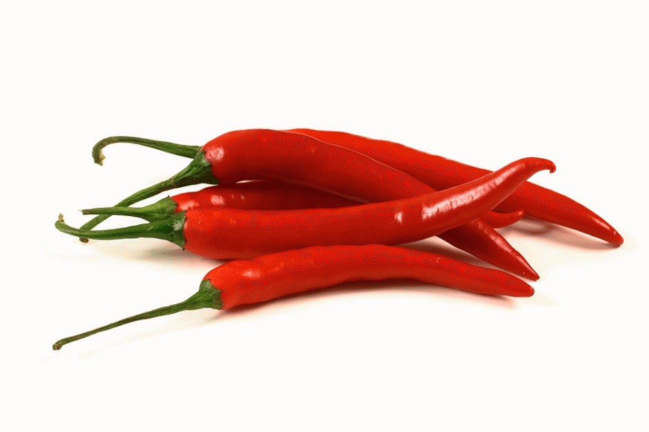 12) Chili Peppers: Studies have shown that the active ingredient in chili peppers and powder, something called capsaicin, increases calorie-burning, stabilizes blood sugar levels and is a potent antioxidant.