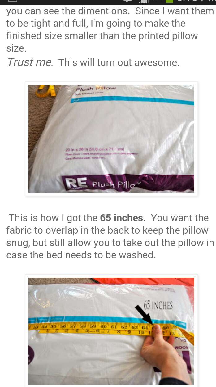 EASY PEESY FLOOR PILLOW BED TUTORIAL
