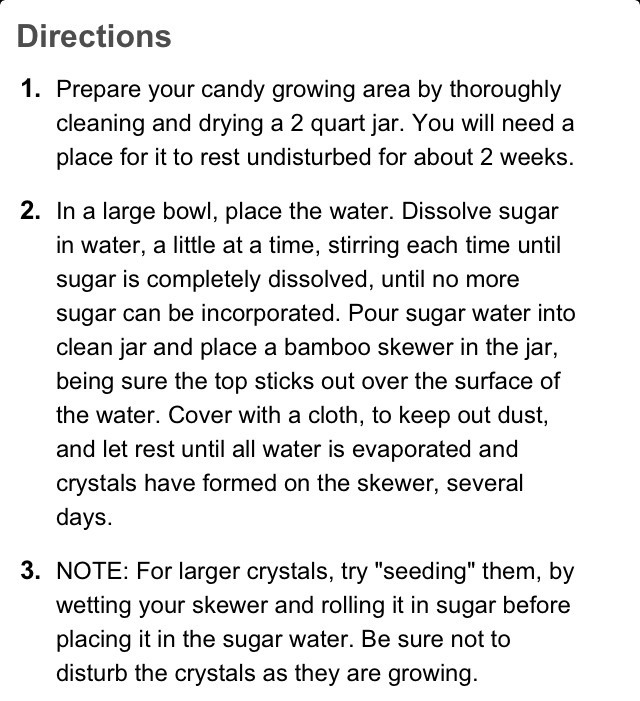~EASY ROCK CANDY RECIPE~