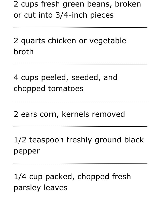 Healthy Garden Vegetable Soup