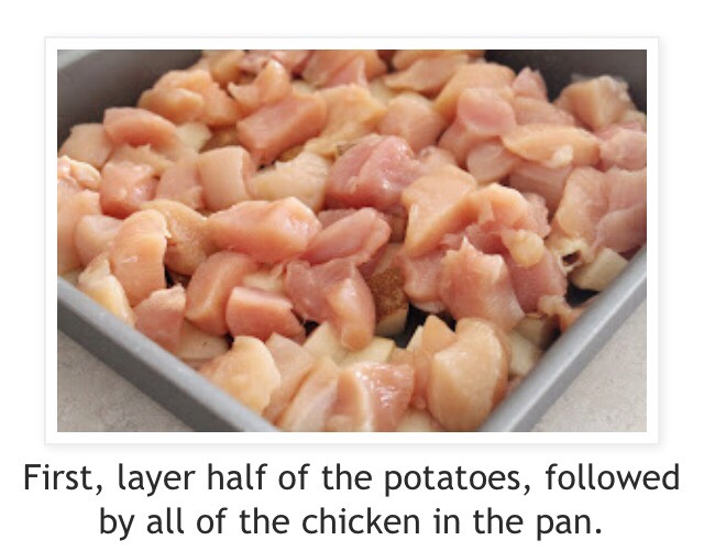Potato & Chicken Casserole
