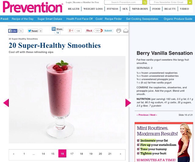 20 Super-Healthy Smoothies π