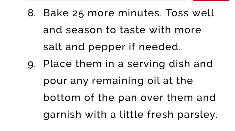 Italian Roasted Potatoes