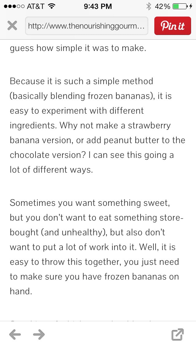 Simple Chocolate Banana Ice Cream