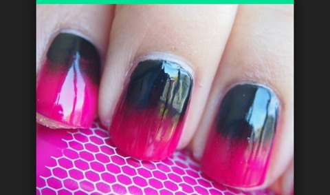 Check Out These Gradient Nails