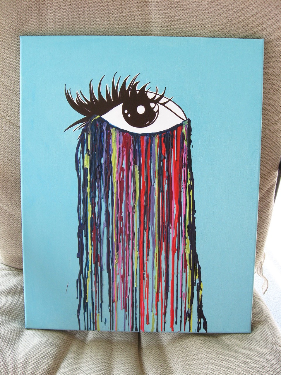 Melted Crayon Art Designs 